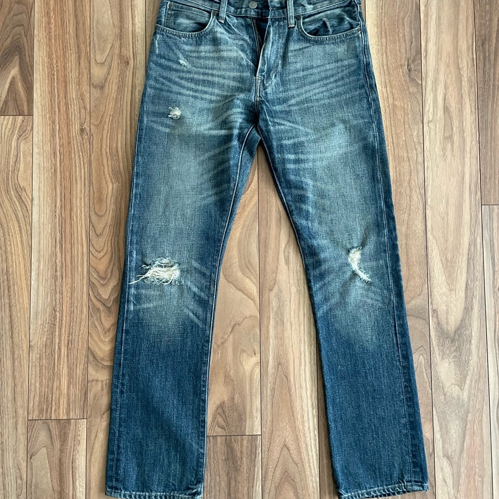 J.Crew 770 Straight Fit Jeans Distressed 29 x 32